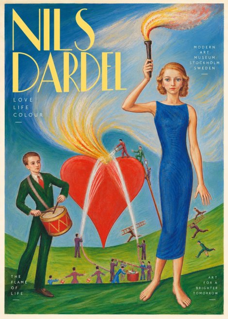 Nils Dardel The Flame of Life No6 - Poszter