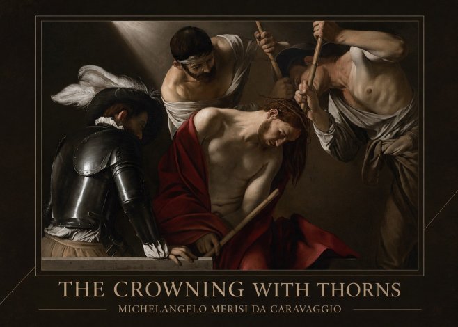 Michelangelo Merisi da Caravaggio The Crowning with Thorns I No1 - Poszter