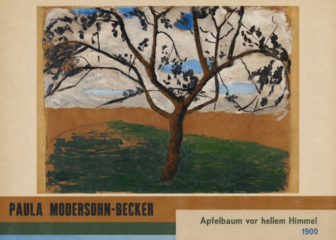Paula Modersohn-Becker Apfelbaum Vor Hellem Himmel No4 - Poszter