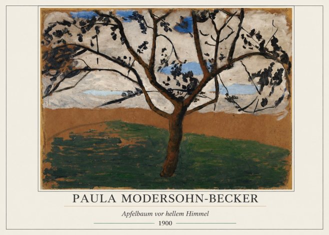 Paula Modersohn-Becker Apfelbaum Vor Hellem Himmel No5 - Poszter