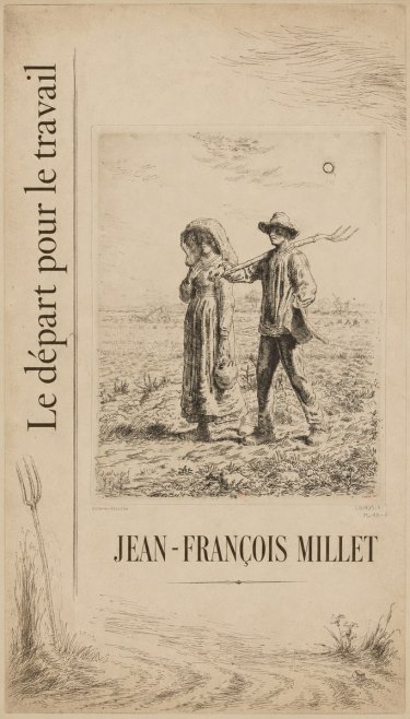 Jean-François Millet Le Départ Pour Le Travail II No5 - Poszter