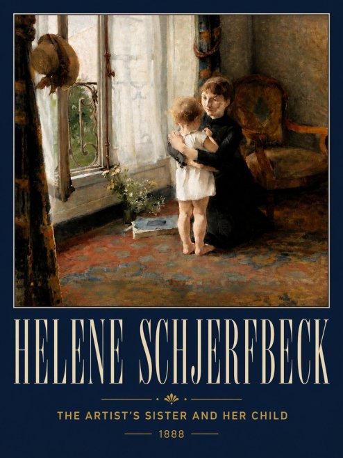 Helene Schjerfbeck The Artist's Sister and Her Child No5 - Poszter
