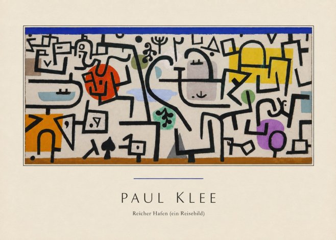 Paul Klee Reicher Hafen (Ein Reisebild) I No3 - Poszter