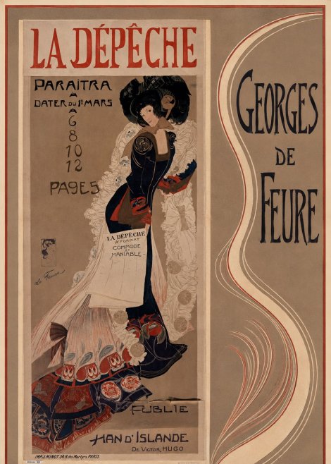 Georges de Feure La Dépêche II No5 - Poszter