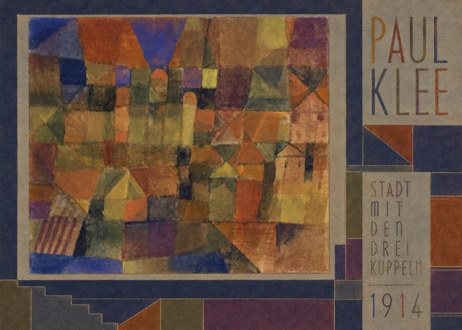 Paul Klee Stadt Mit Den Drei Kuppeln No3 - Poszter