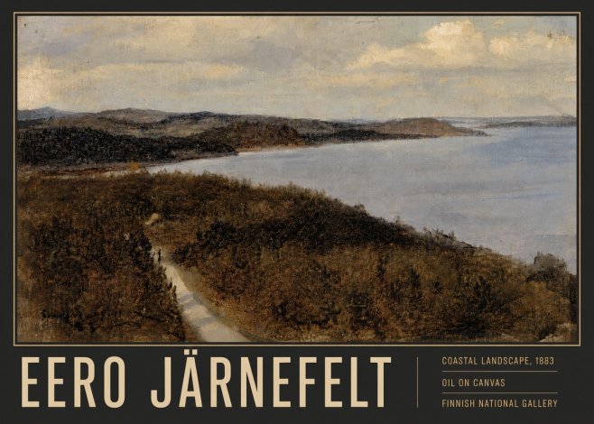Eero Järnefelt Coastal Landscape, 1883 No6 - Poszter