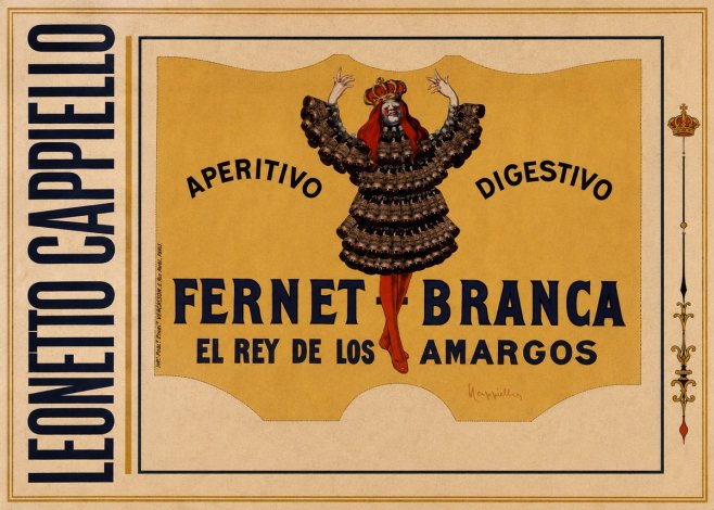 Leonetto Cappiello Fernet Branca No3 - Poszter