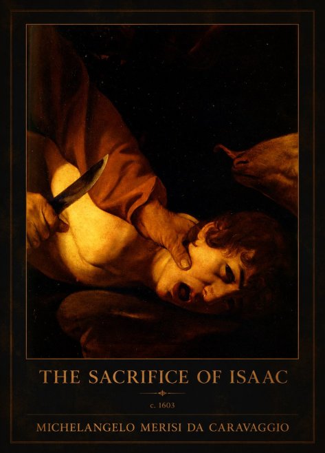 Michelangelo Merisi da Caravaggio The Sacrifice of Isaac II No1 - Poszter