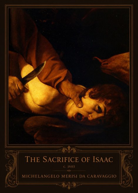 Michelangelo Merisi da Caravaggio The Sacrifice of Isaac II No4 - Poszter