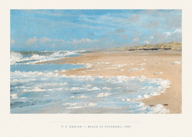 P.S. Krøyer Beach at Stenbjerg · 1889 No4 - Poszter