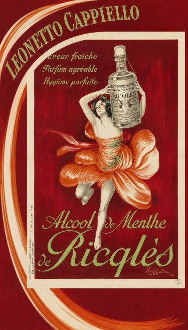 Leonetto Cappiello Alcool De Menthe De Ricqlès I No3 - Poszter