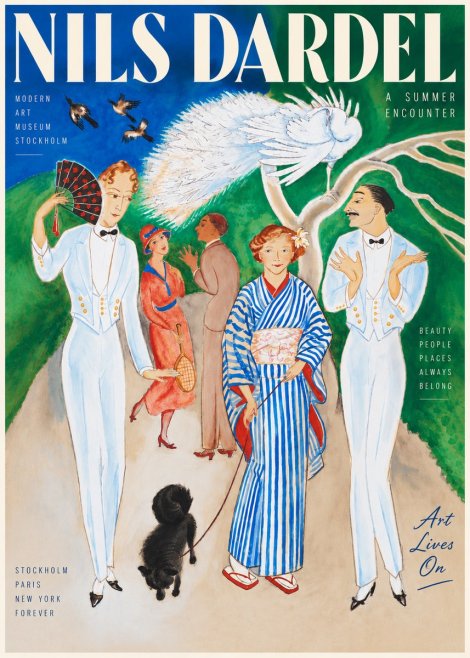 Nils Dardel A Brighter World No6 - Poszter