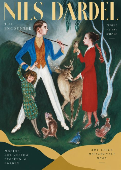 Nils Dardel The Encounter No5 - Poszter