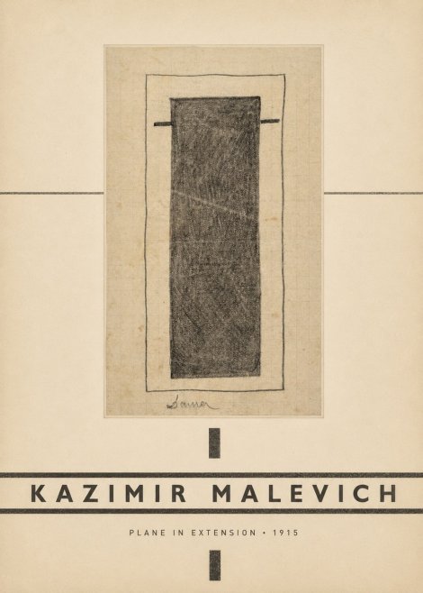 Kazimir Malevich Plane in Extension No3 - Poszter