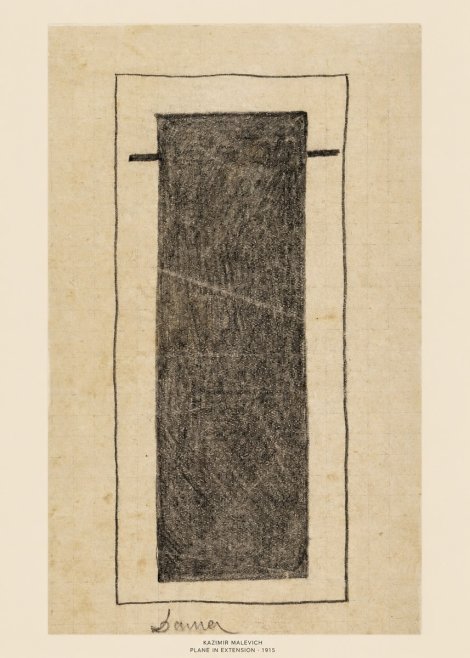 Kazimir Malevich Plane in Extension No5 - Poszter