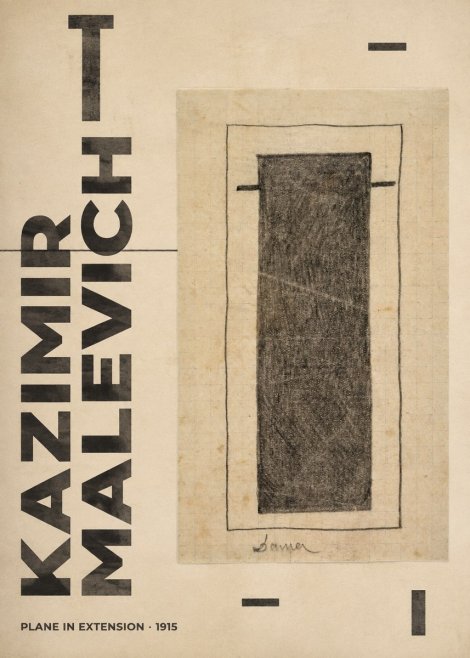 Kazimir Malevich Plane in Extension No6 - Poszter