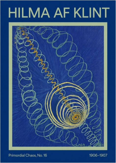 Hilma af Klint Primordial Chaos, No. 16 No1 - Poszter
