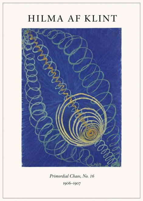 Hilma af Klint Primordial Chaos, No. 16 No4 - Poszter