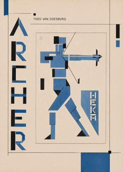 Theo van Doesburg Archer No2 - Poszter