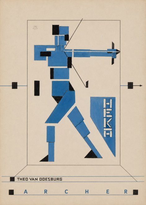 Theo van Doesburg Archer No3 - Poszter