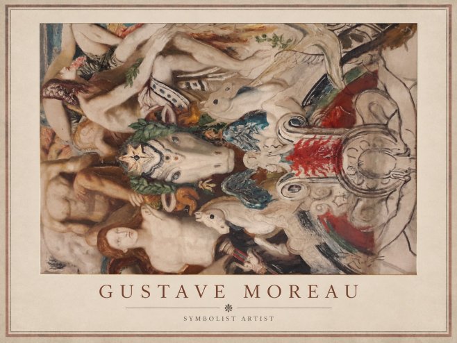Gustave Moreau Mythological Composition No1 - Poszter