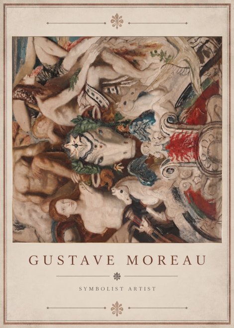 Gustave Moreau Mythological Composition No2 - Poszter