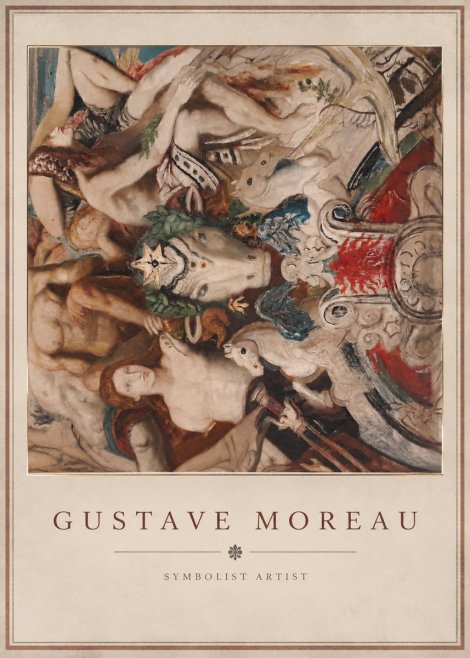 Gustave Moreau Mythological Composition No3 - Poszter