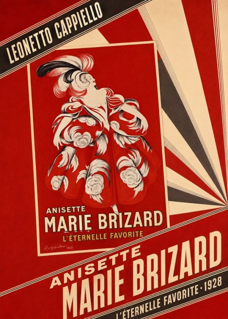 Leonetto Cappiello Anisette Marie Brizard - L'éternelle Favorite No6 - Poszter