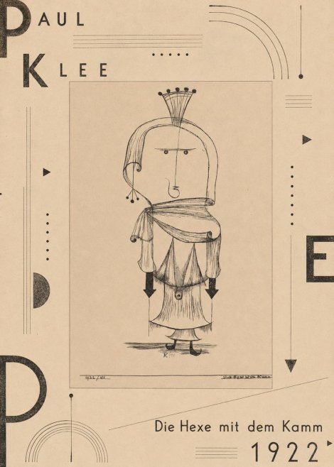 Paul Klee Die Hexe Mit Dem Kamm No5 - Poszter