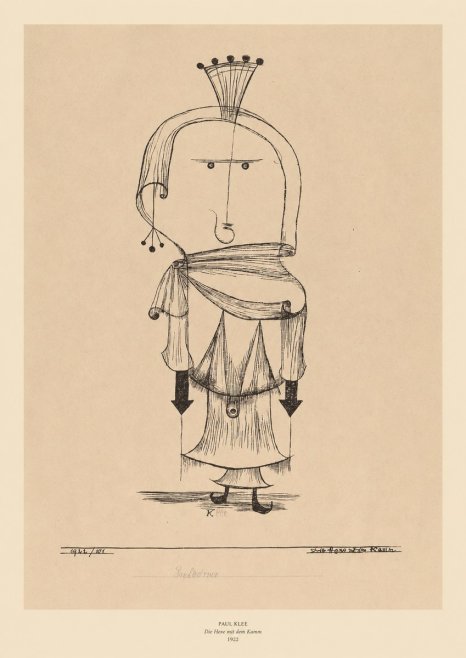 Paul Klee Die Hexe Mit Dem Kamm No6 - Poszter