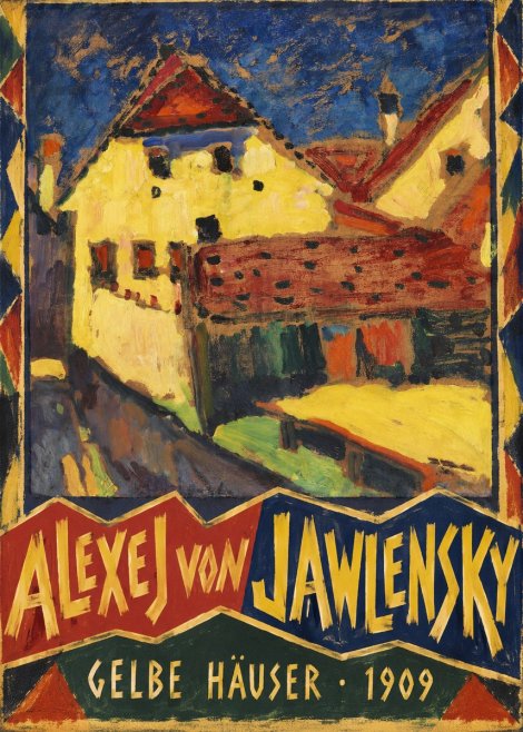 Alexej von Jawlensky Gelbe Häuser No5 - Poszter