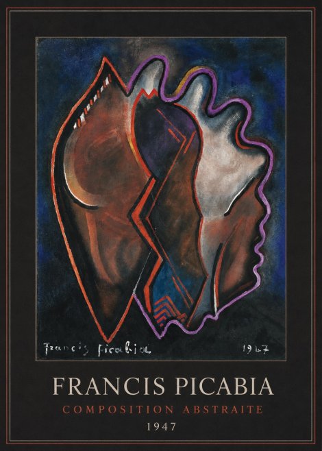 Francis Picabia Composition Abstraite No3 - Poszter