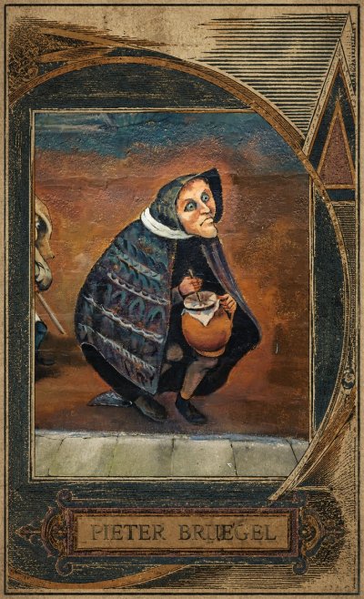 Pieter Bruegel The Beggar Woman with Jug No5 - Poszter