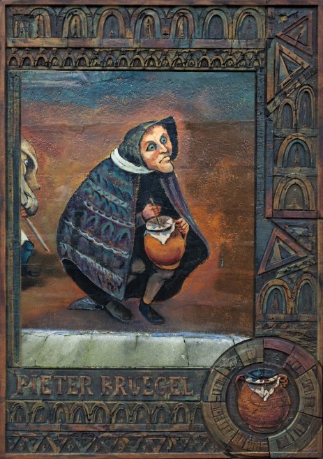 Pieter Bruegel The Beggar Woman with Jug No6 - Poszter