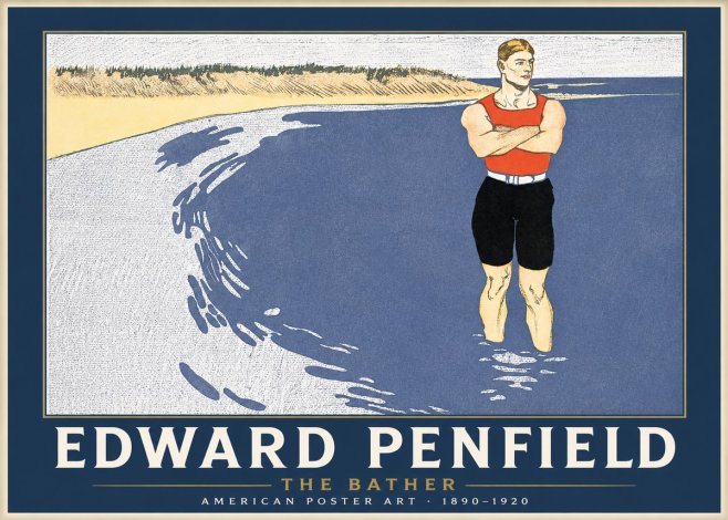 Edward Penfield The Bather No1 - Poszter