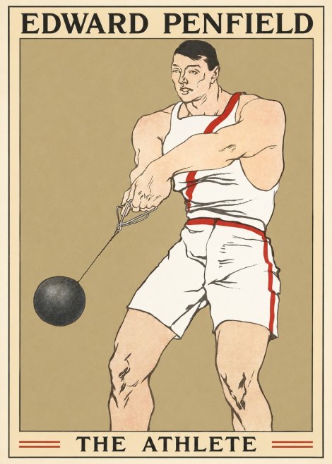 Edward Penfield The Athlete No1 - Poszter