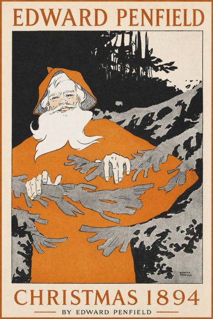 Edward Penfield Christmas 1894 No1 - Poszter