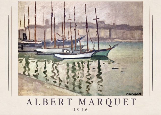Albert Marquet Le Port Du Havre No1 - Poszter