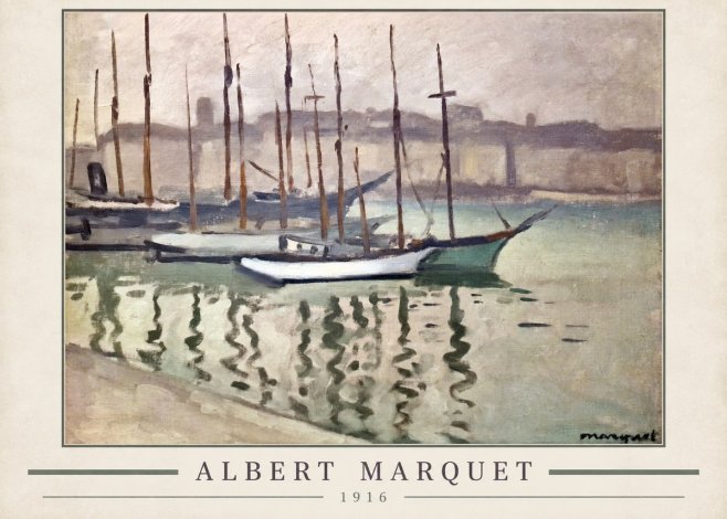 Albert Marquet Le Port Du Havre No3 - Poszter