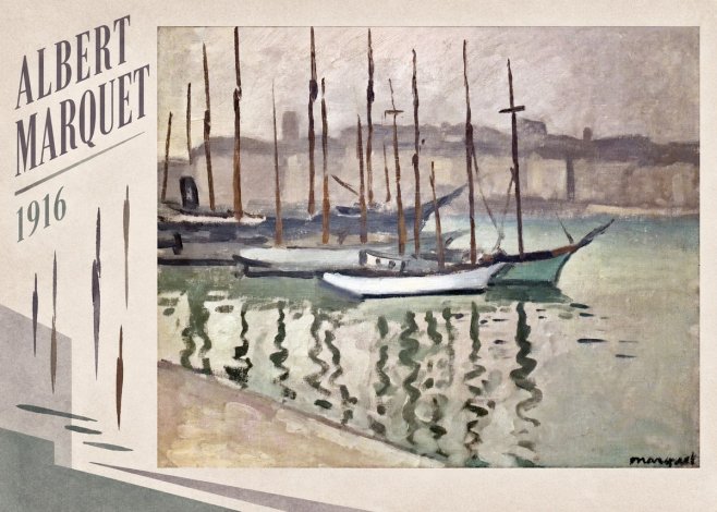 Albert Marquet Le Port Du Havre No4 - Poszter