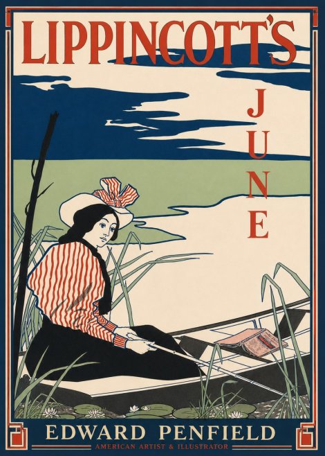 Edward Penfield Lippincott's June No4 - Poszter