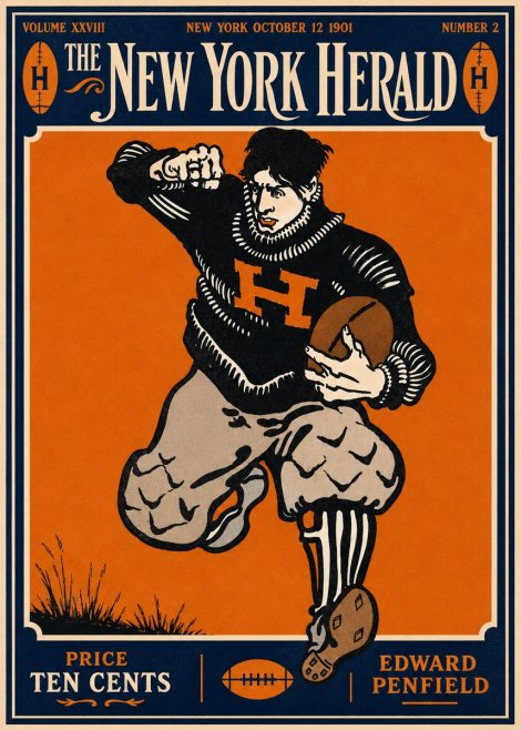 Edward Penfield The New York Herald No5 - Poszter