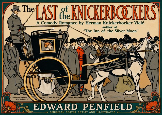 Edward Penfield The Last of the Knickerbockers No6 - Poszter