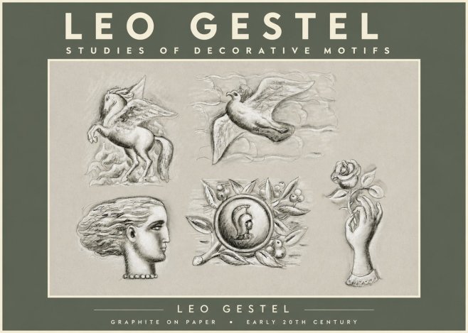 Leo Gestel Studies of Decorative Motifs No2 - Poszter