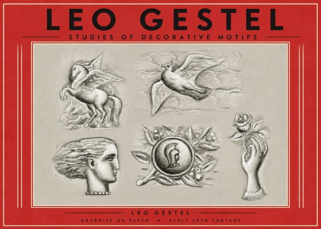 Leo Gestel Studies of Decorative Motifs No4 - Poszter