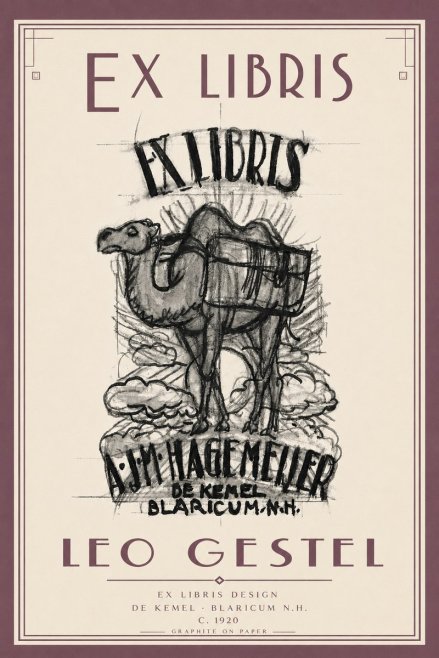 Leo Gestel Ex Libris Design No6 - Poszter
