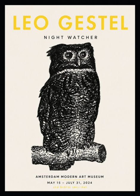 Leo Gestel Night Watcher No6 - Poszter