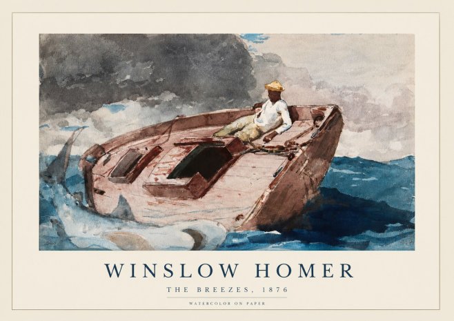 Winslow Homer The Breezes No1 - Poszter