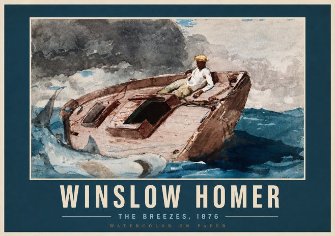 Winslow Homer The Breezes No2 - Poszter