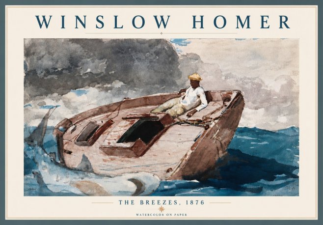 Winslow Homer The Breezes No6 - Poszter
